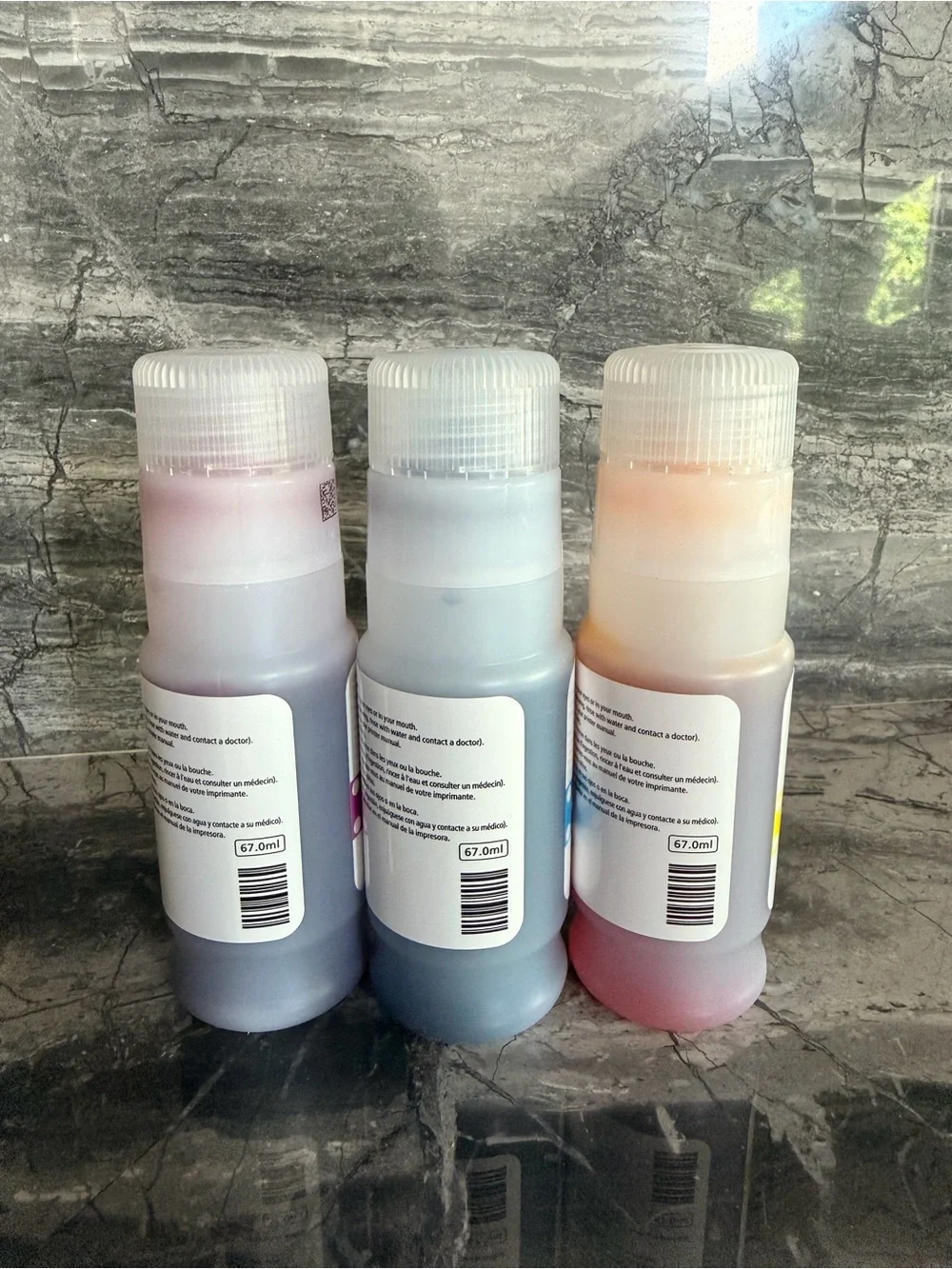 Canon Megatank Ink Trio in Magenta (21-M), Cyan (21-C), & Yellow (21-Y)